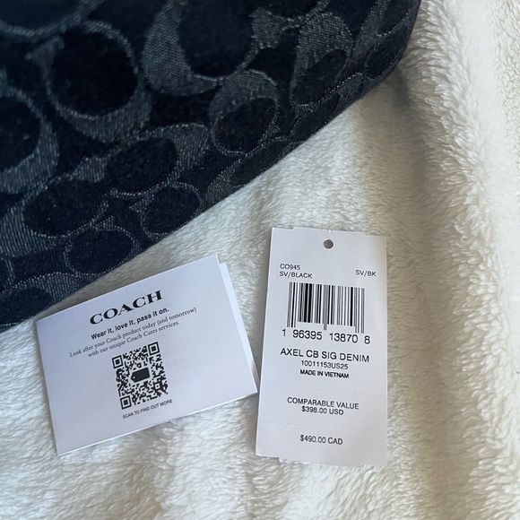 Coach Axel Sig Denim Crossbody bag - Picture 10 of 16
